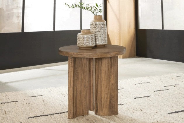 Tassy Round End Table - Lifestyle Furniture