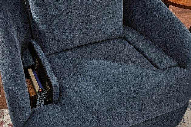 Coxdy Ink Swivel Glider Recliner - Lifestyle Furniture