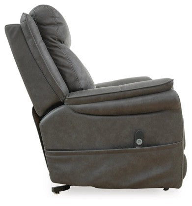 Lozen Steel Power Lift Recliner - Lifestyle Furniture