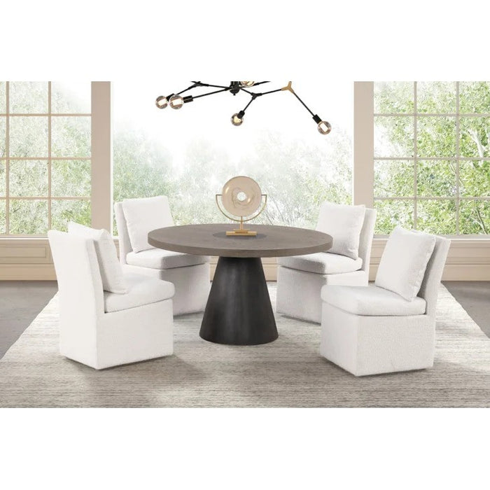Broager Round Table With 4 Chairs