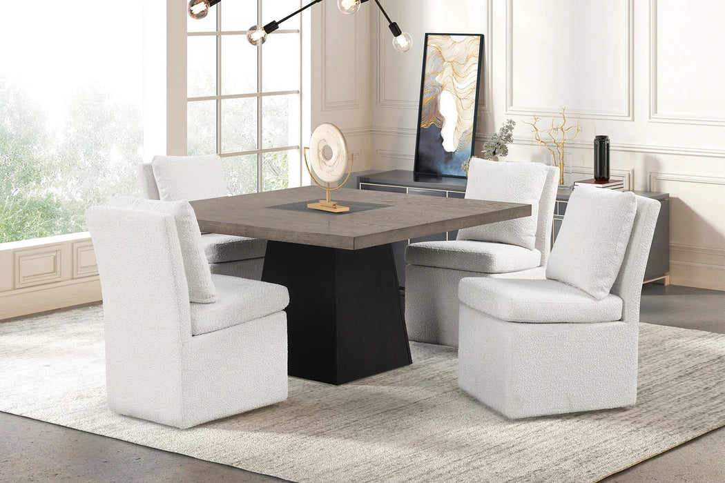 Broager Square Table With 4 Chairs - Lifestyle Furniture