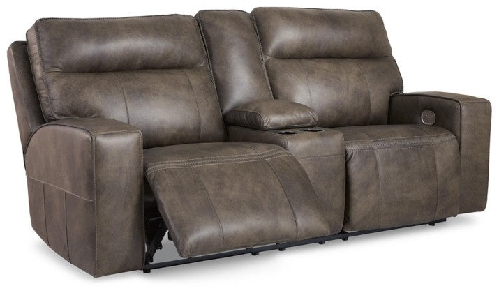 Gami Concrete Power Reclining Loveseat - Lifestyle Furniture