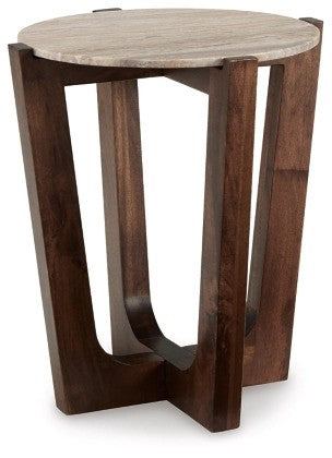 Tanny Round End Table - Lifestyle Furniture