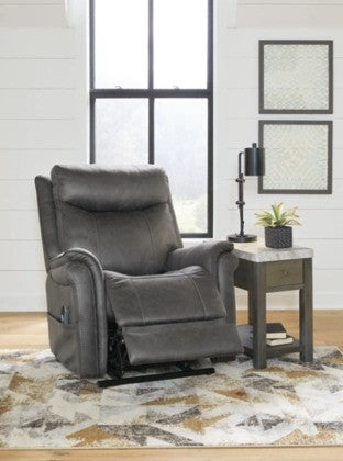 Lozen Steel Power Lift Recliner - Lifestyle Furniture