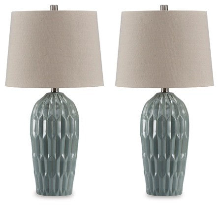 Harry Ceramic Table Lamp (Set of 2) - Lifestyle Furniture