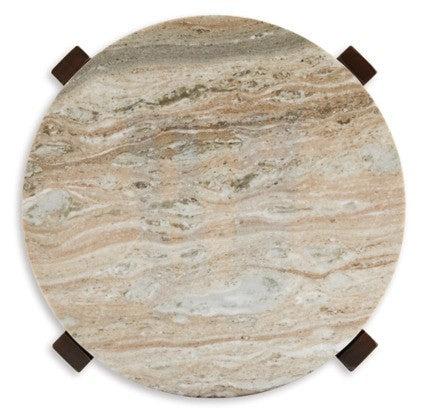 Tanny Round End Table - Lifestyle Furniture