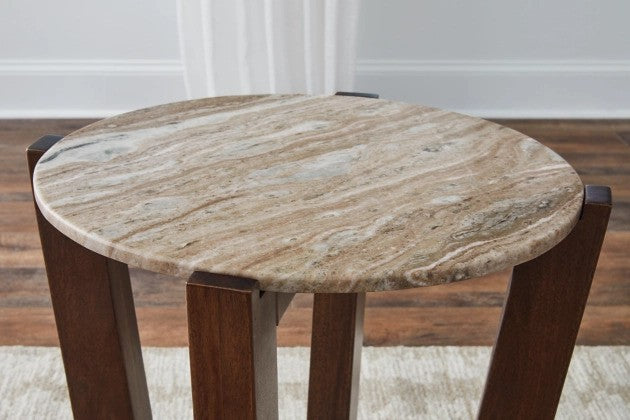 Tanny Round End Table - Lifestyle Furniture