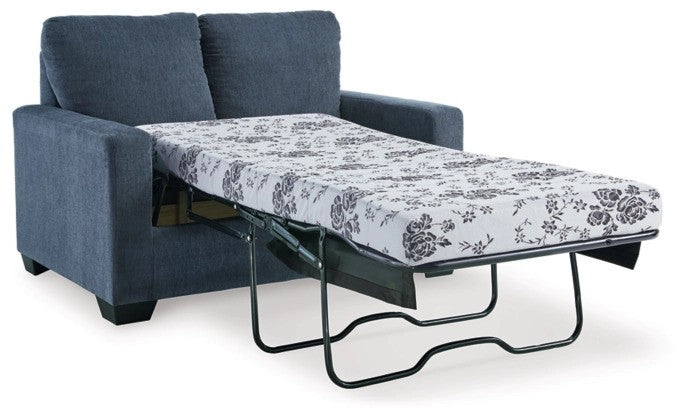 Raby Navy Twin Sofa Sleeper - Lifestyle Furniture