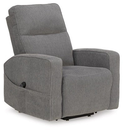 Tarza Gray Power Lift Recliner - Lifestyle Furniture