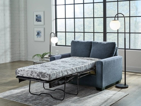 Raby Navy Twin Sofa Sleeper - Lifestyle Furniture
