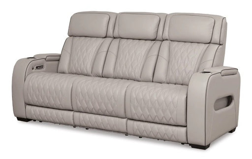 Lington Grey PWR REC Sofa & Loveseat - Lifestyle Furniture