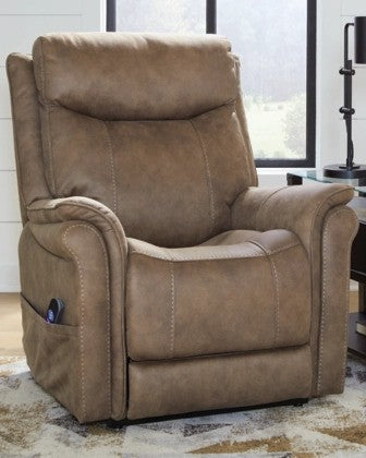 Lozen Driftwood Power Lift Recliner - Lifestyle Furniture