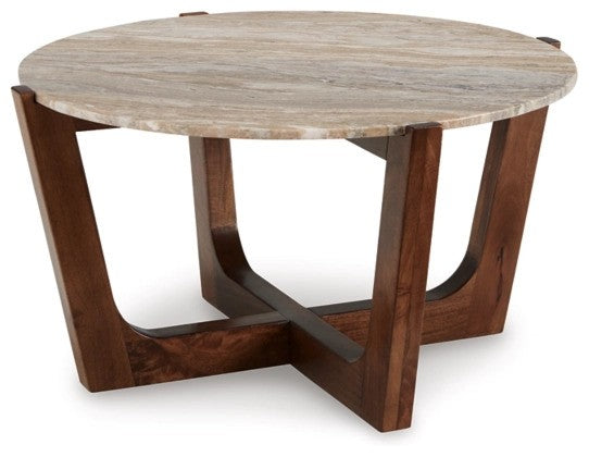 Tanny Round Cocktail Table - Lifestyle Furniture