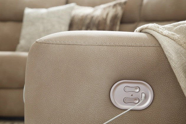 Dogan Sand PWR Recliner/ADJ Headrest - Lifestyle Furniture