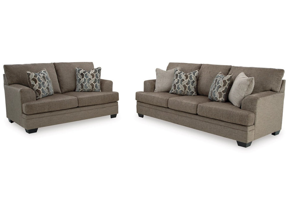 Stony Nutmeg Sofa & Loveseat - Lifestyle Furniture