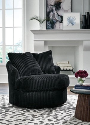 Gramy Swivel Accent Chair - Lifestyle Furniture