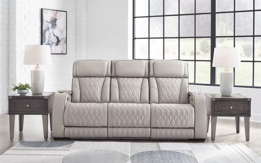 Lington Grey PWR REC Sofa & Loveseat - Lifestyle Furniture