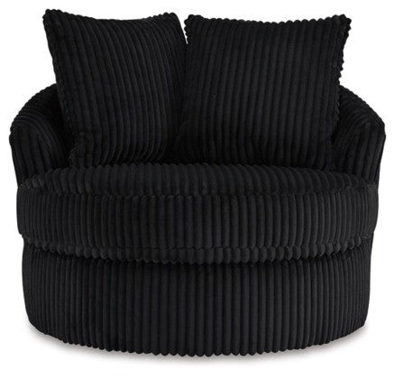 Gramy Swivel Accent Chair - Lifestyle Furniture