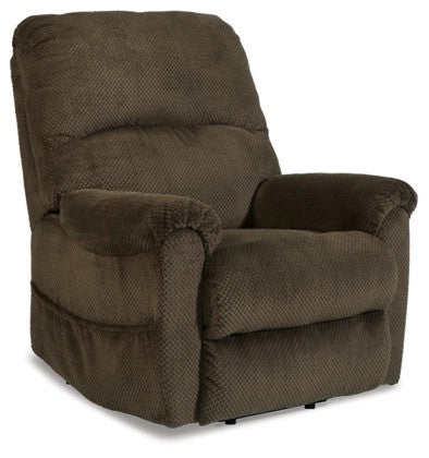 Shadow Chocolate Polyester Power Lift Recliner - Lifestyle Furniture