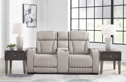 Lington Grey PWR REC Sofa & Loveseat - Lifestyle Furniture