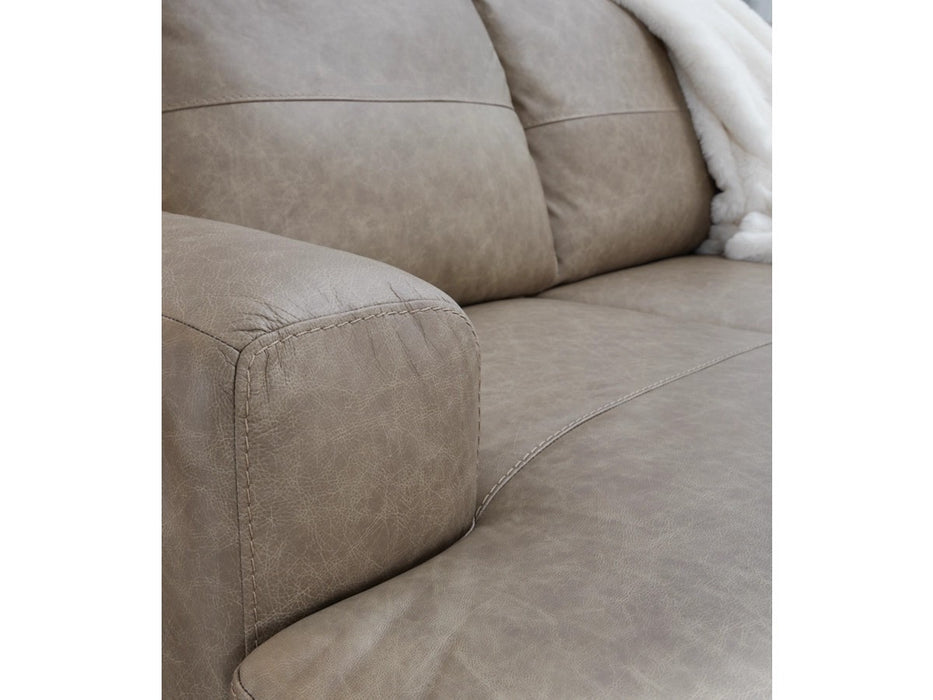 Alyta 2-Piece Leather Sectional with Chaise - Lifestyle Furniture