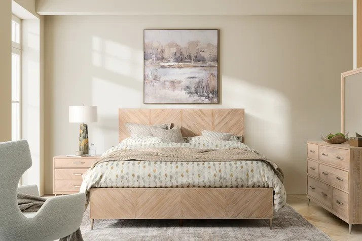 Maddox Panel Bed With Dresser & Mirror - Lifestyle Furniture