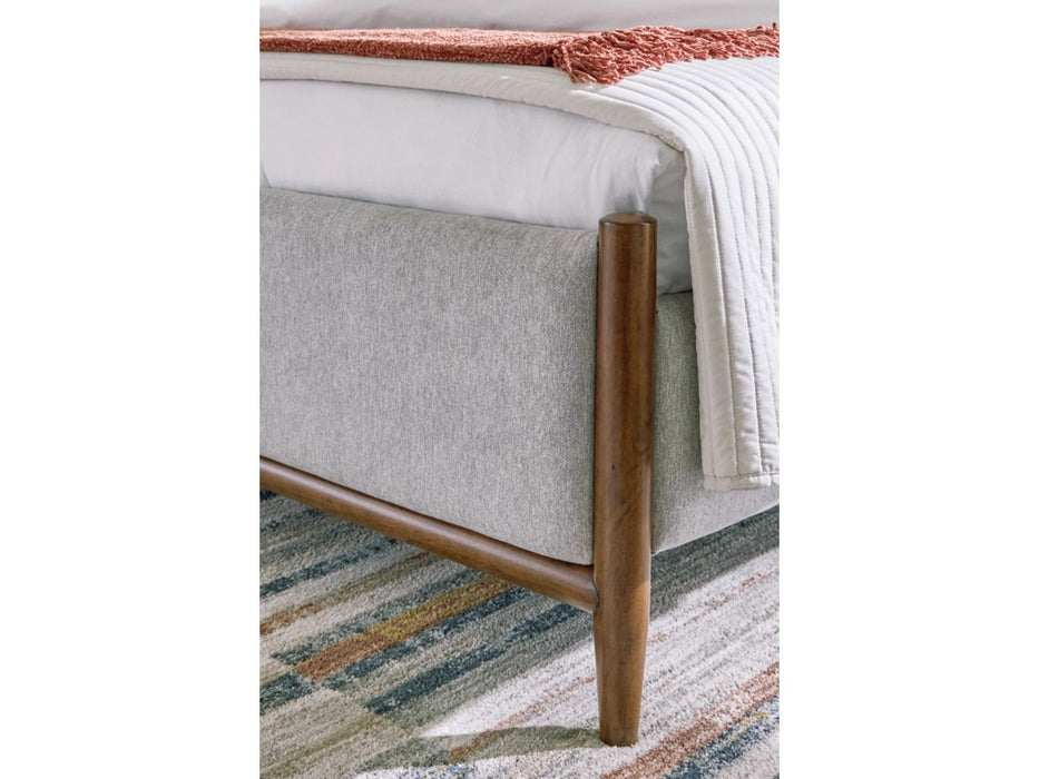 Lyna UPH Bed With Dresser & Mirror - Lifestyle Furniture