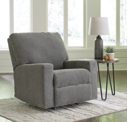 Delta Graphite Rocker Recliner - Lifestyle Furniture