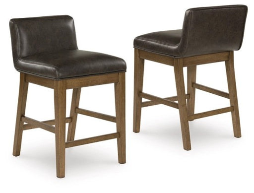 Caban Upholstered Barstool x2 - Lifestyle Furniture