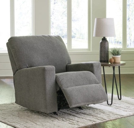 Delta Graphite Rocker Recliner - Lifestyle Furniture