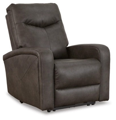 Rosary Quarry PWR Recliner/ADJ Headrest - Lifestyle Furniture