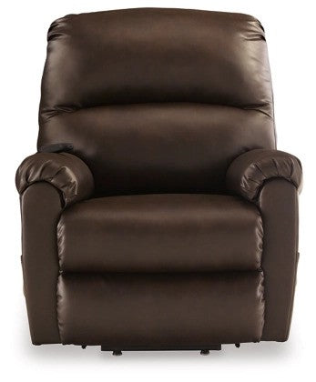 Shadow Chocolate Leather Power Lift Recliner - Lifestyle Furniture