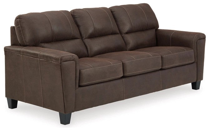 Navy Chestnut Sofa & Loveseat - Lifestyle Furniture