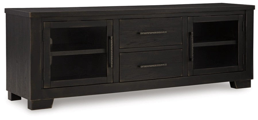 Salli Black Extra Large TV Stand - Lifestyle Furniture
