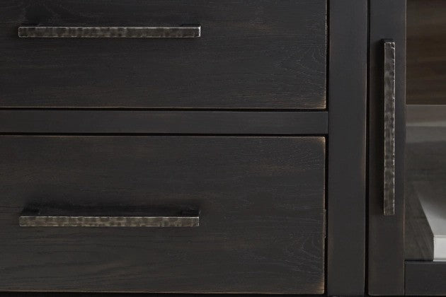 Salli Black Extra Large TV Stand - Lifestyle Furniture