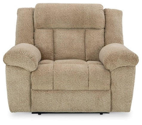 Tipper Wheat PWR Recliner/ADJ Headrest - Lifestyle Furniture