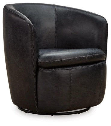 Kerry Midnight Swivel Chair - Lifestyle Furniture