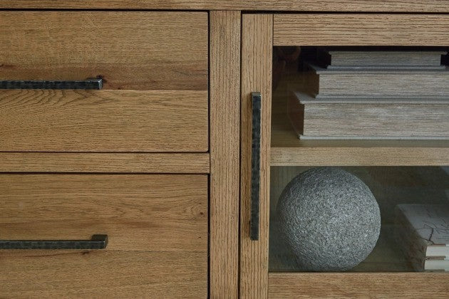Salli Light Brown Extra Large TV Stand - Lifestyle Furniture