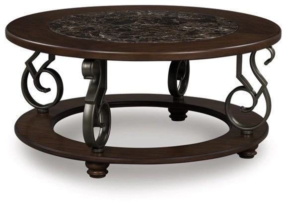 Frellyn Round Cocktail Table - Lifestyle Furniture