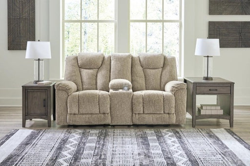 Hima Power Reclining Loveseat with Console - Lifestyle Furniture