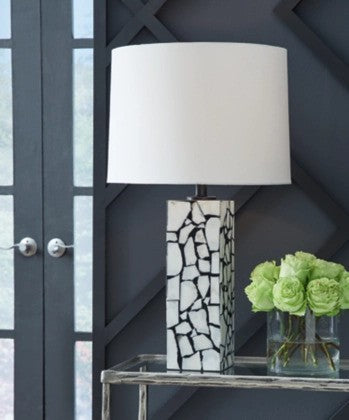 Macaria Marble Table Lamp - Lifestyle Furniture