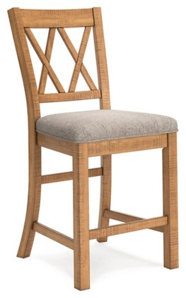 Havy Upholstered Barstool (x2) - Lifestyle Furniture