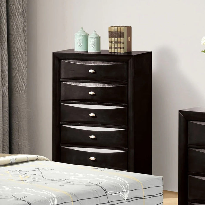 Zosimo Black Chest - Lifestyle Furniture