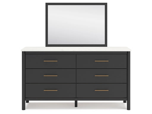 Cady Upholstered Bed With Dresser & Mirror - Lifestyle Furniture