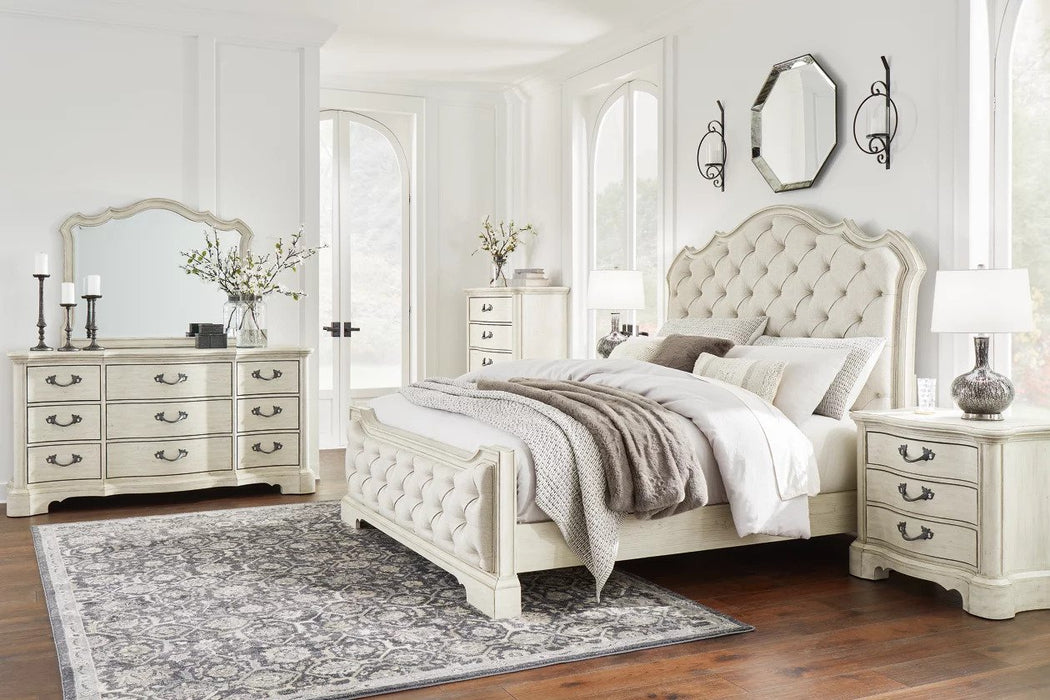 Larne Upholstered Bed - Lifestyle Furniture