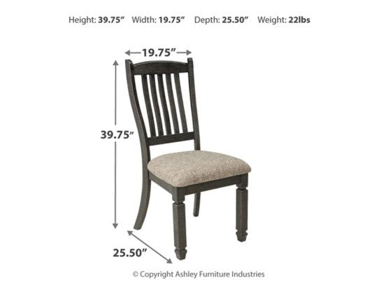 2x Coffee County Chairs - Lifestyle Furniture