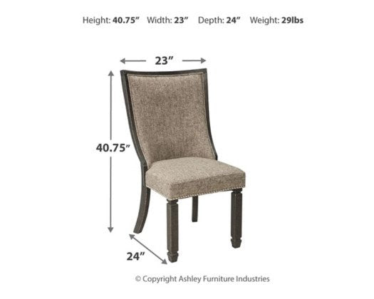 2x Coffee County Upholstered Chairs - Lifestyle Furniture