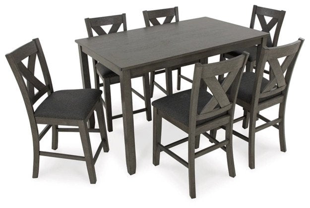 Smokey Counter 7pcs Set - Lifestyle Furniture