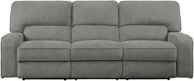 Borneo Mocha Double Reclining Sofa - Lifestyle Furniture