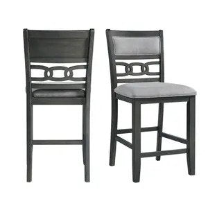 Amherst Counter Height Chair Grey/White x 2 - Lifestyle Furniture